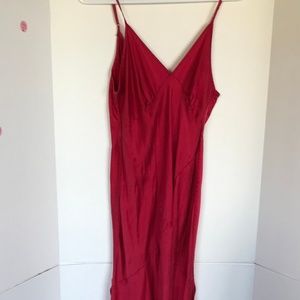Victoria's Secret Silk negligee nightgown Sz L (M